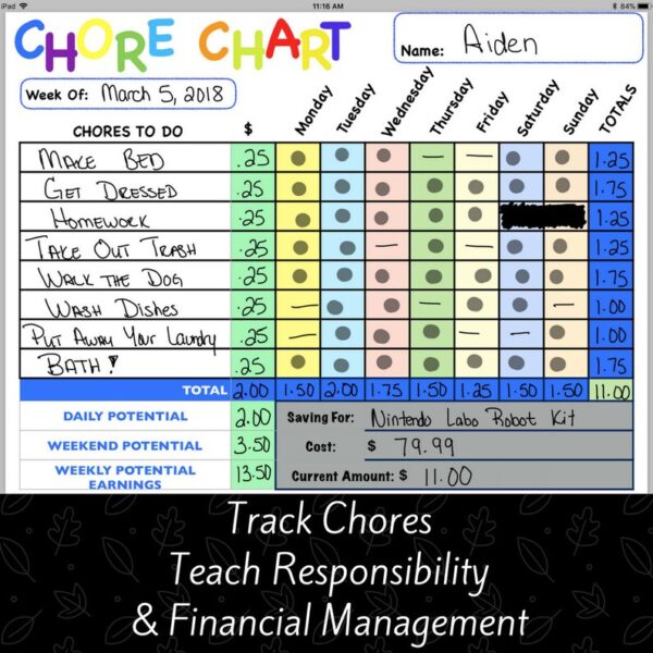 Digital Chore Chart